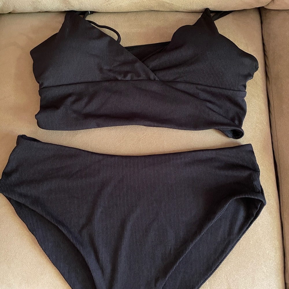 Zaful new black two piece bikini